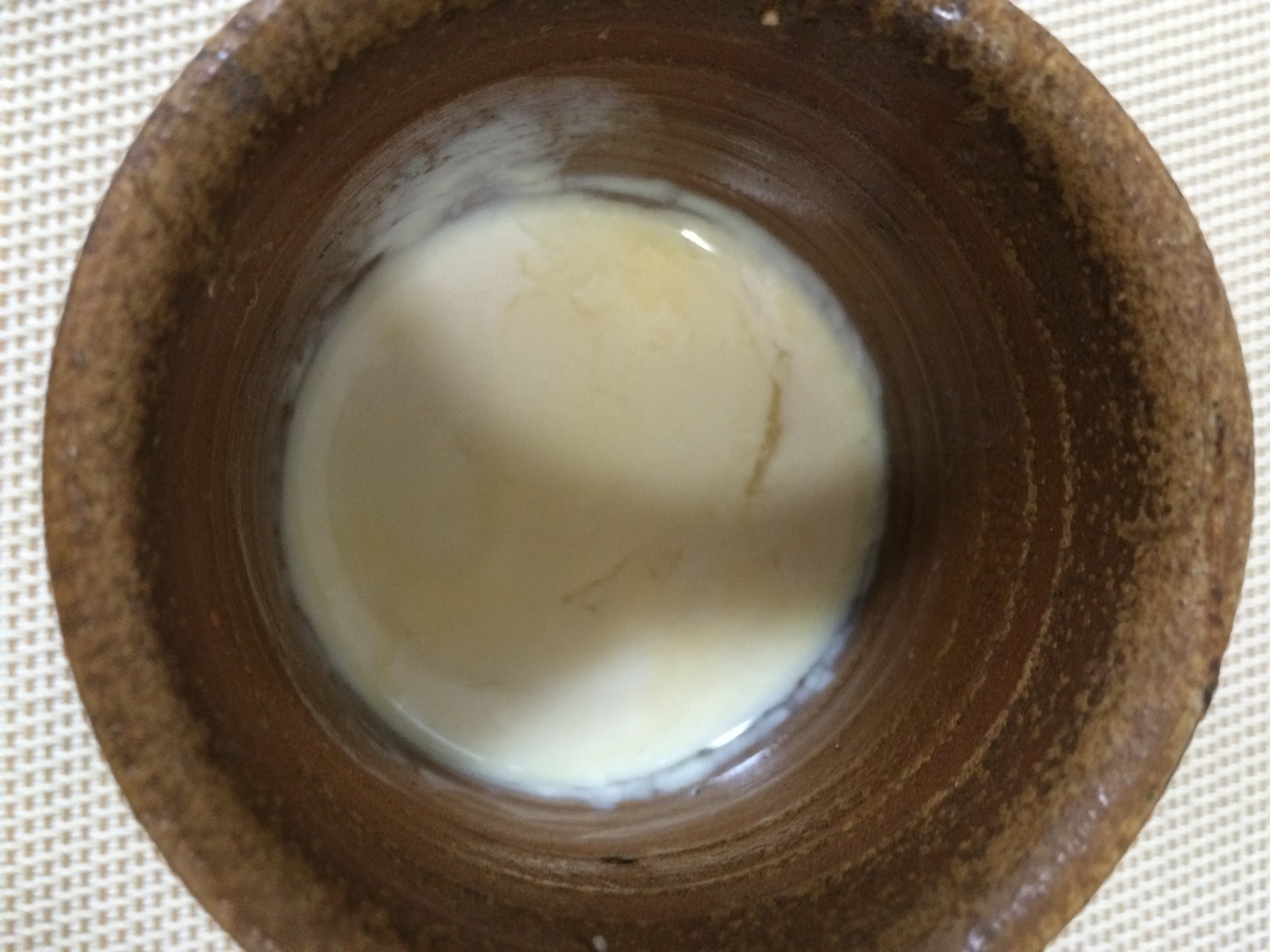 ブルーベリーの種菌による豆乳ヨーグルト Tggヨーグルト が安定してきました うさぎと発酵